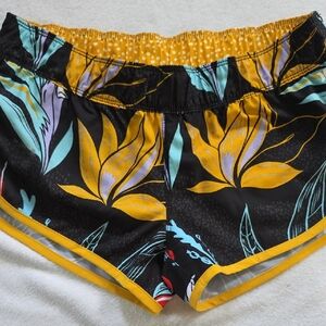 Hurley Black/Yellow Board Shorts